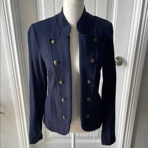 Tommy Hilfiger Navy Tailored Nautical Sweater Blazer (Small)